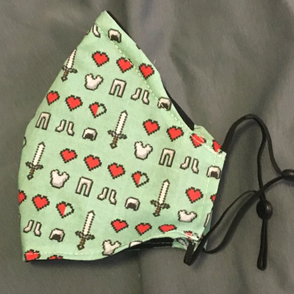 (3/$30) Kids' size Minecraft Protection mask - Picture 2 of 3